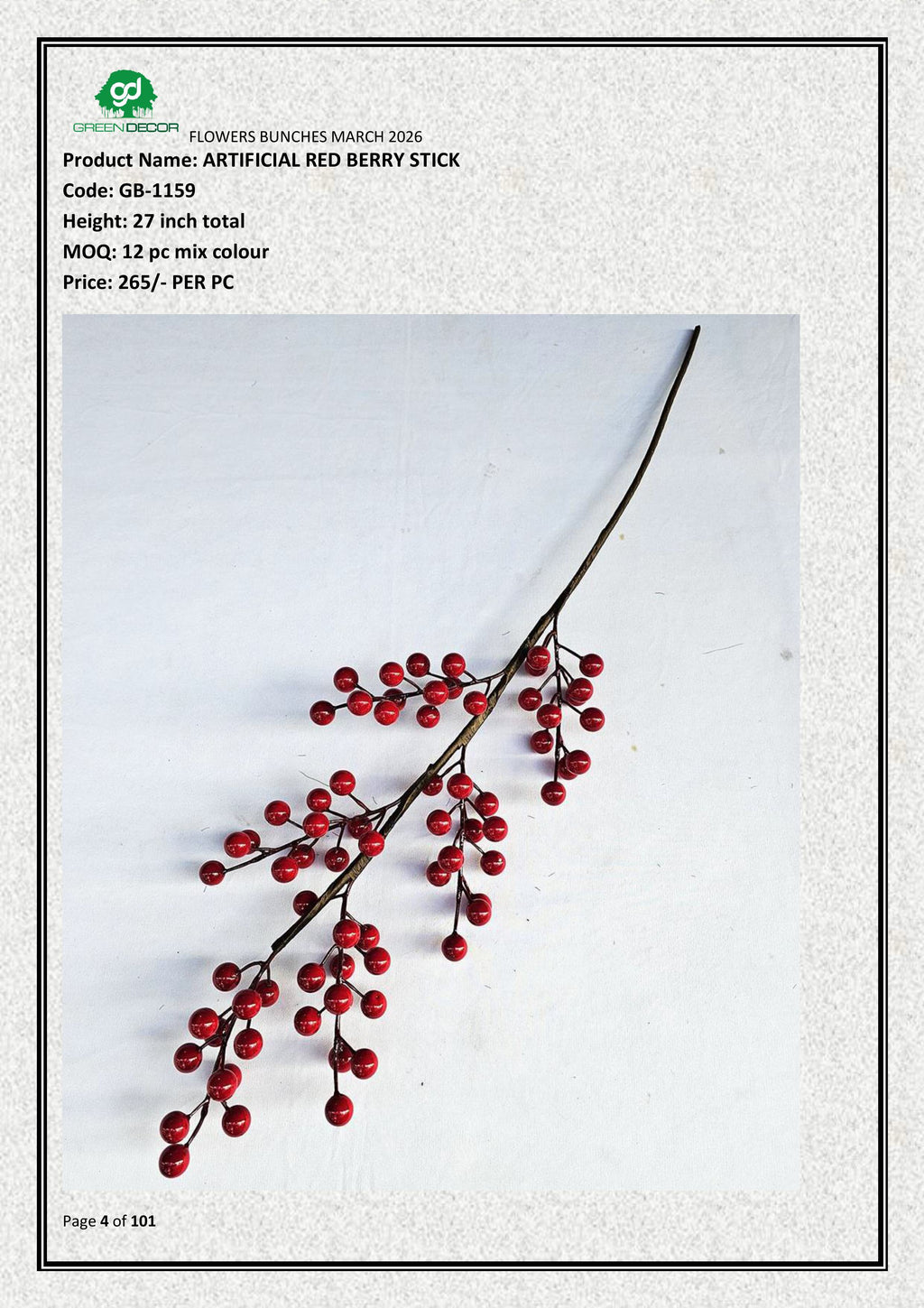 Red Berries Stick