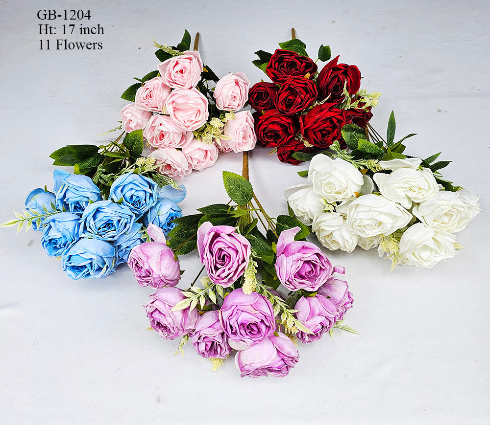 Dried Look Rose Bunch (11 stick, 11 flowers)