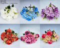 Large Rose +Ball Mum Bunch (11 stick, 9 Large + 2 Small flowers)