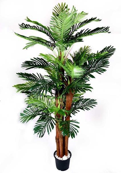 Artificial ARECA SET OF 4 WITH CHAAL 6 FT