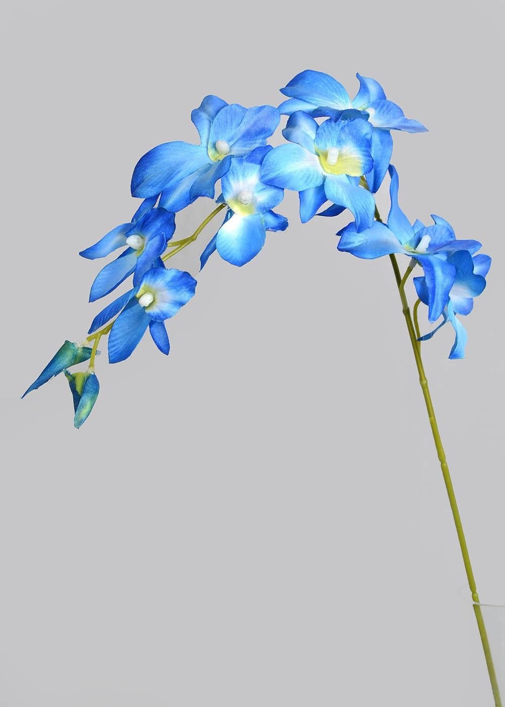 Artificial Drooping Orchid – Blue