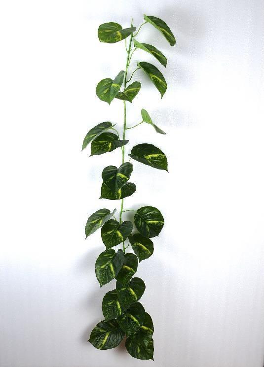 Artificial LARGE LEAF CREEPER,, MONEY PLANT 24 LEAVE