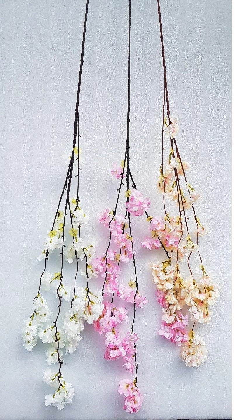 Artificial Hanging Cherry Blossom Stick