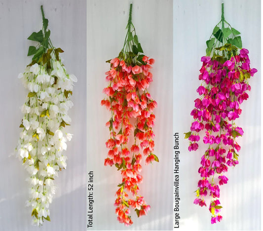 Artificial Bougainvillea Large Hanging Bunch