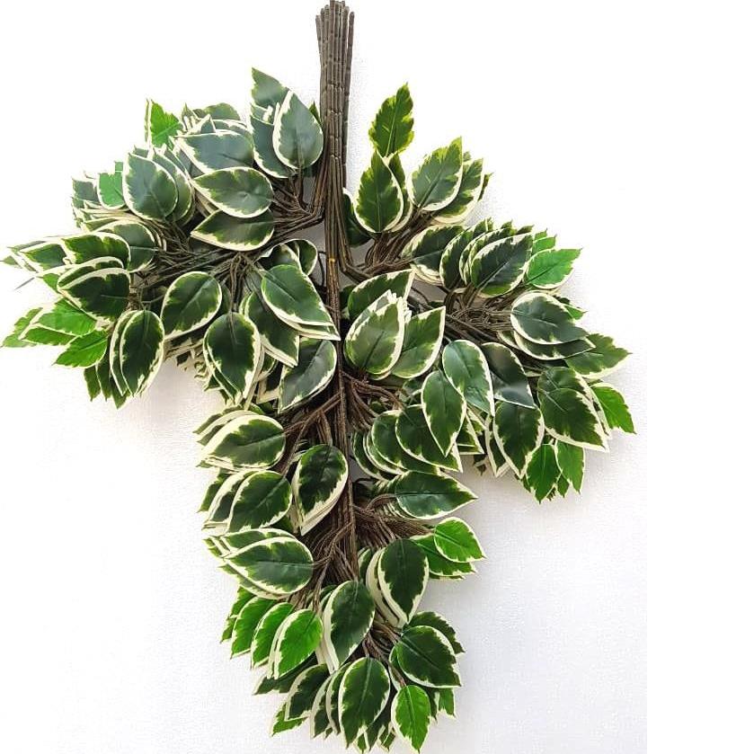 Artificial HQ PVC Natural Touch Ficus Leaf Variegated (Pack of 12)