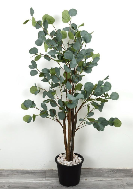 Artificial Eucalyptus Plant Wooden trunk