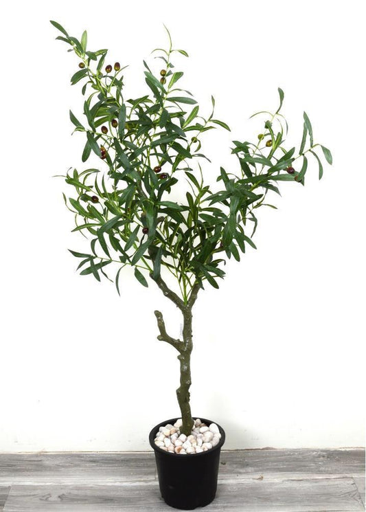 Artificial Olive Leaf Plant With Olive fruits