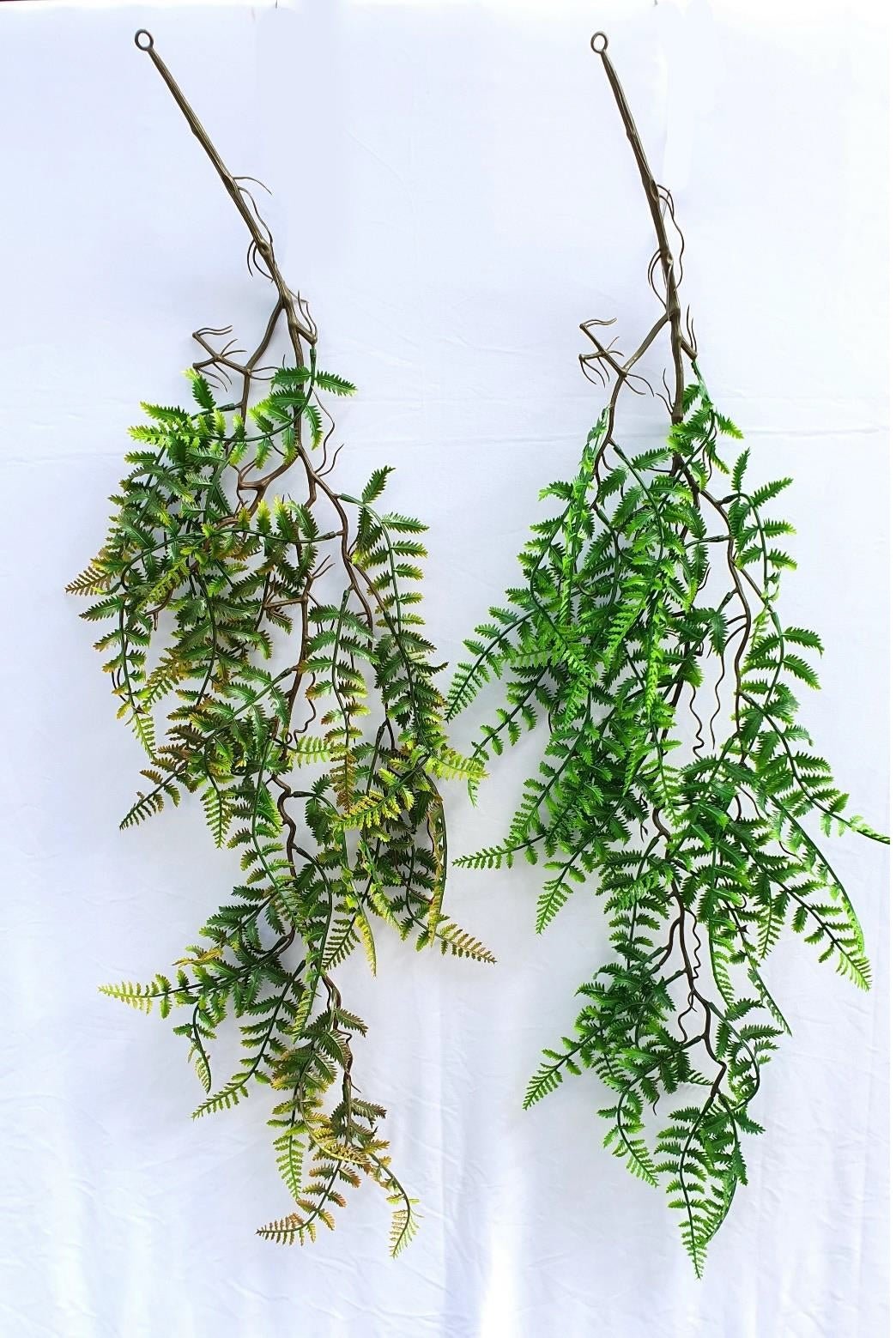 Artificial Fern Hanging Bush + Roots