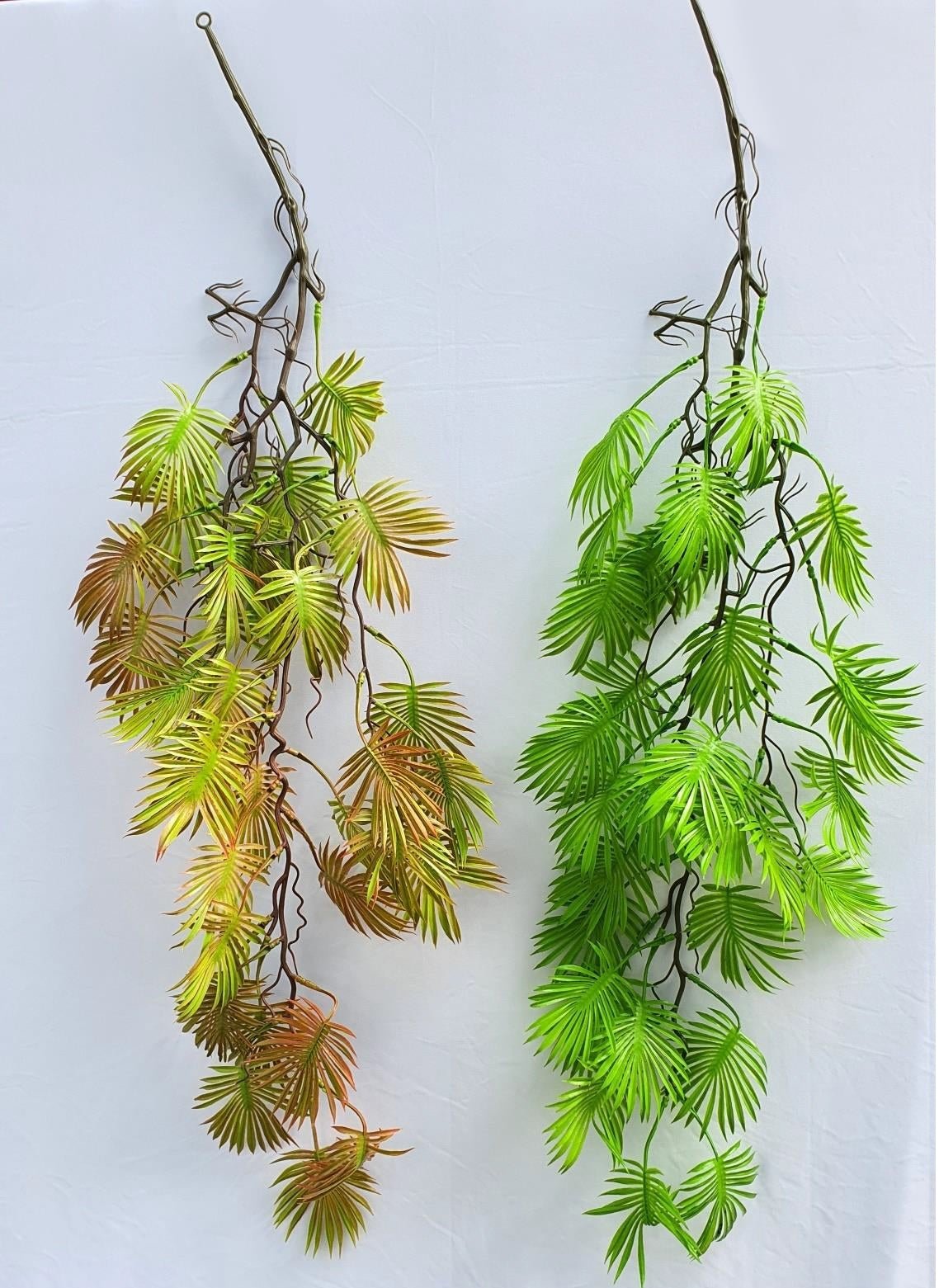 Artificial Mini Tal Palm Hanging Bush With Roots