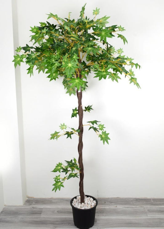 Artificial Maple PlantWooden Trunk