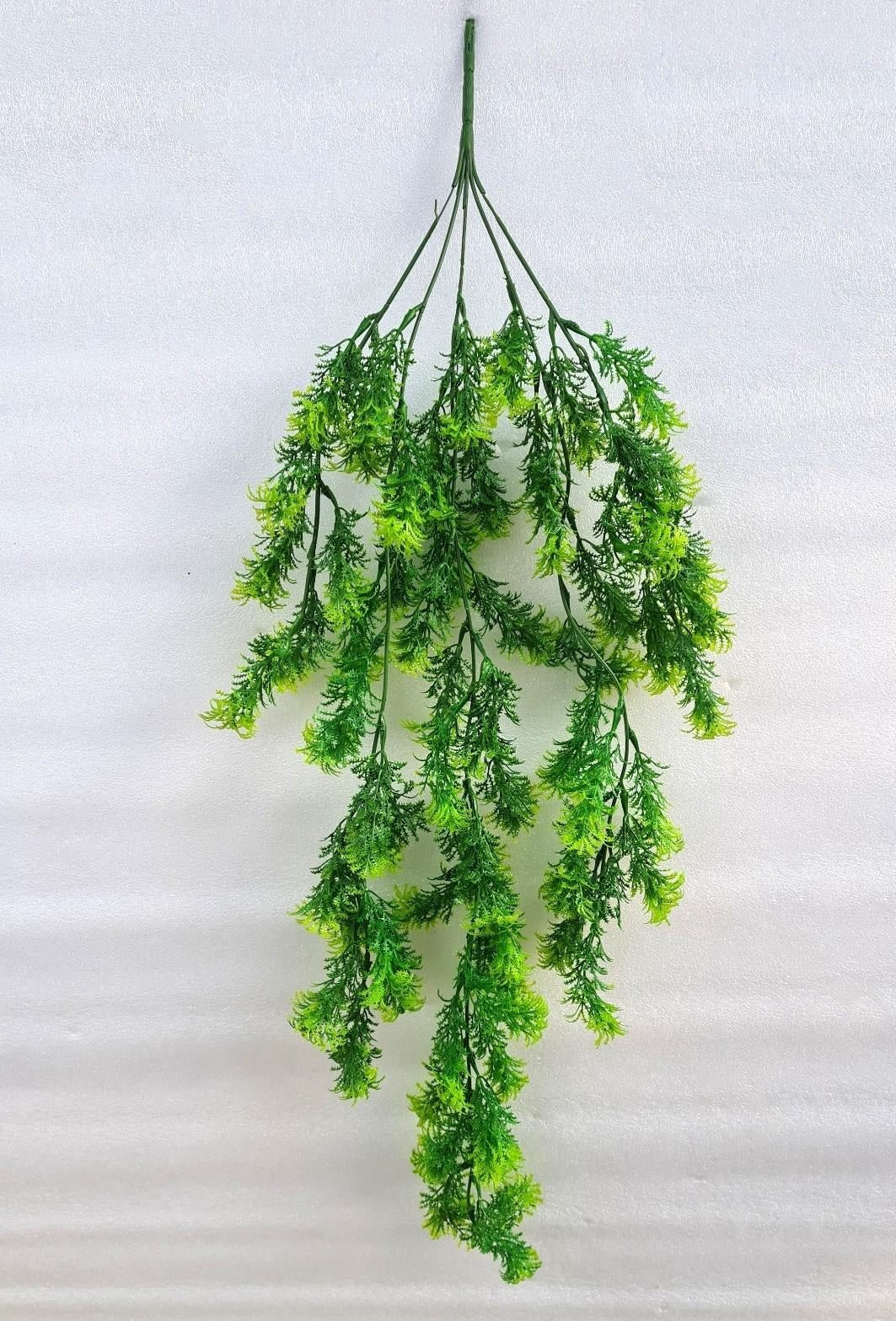 Artificial Hanging Thin Jaali Fern Bush