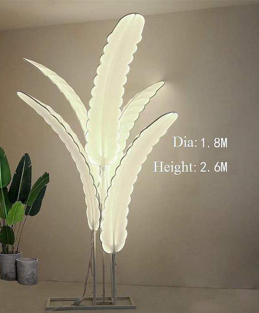 FORTUNE PALM METAL FLOWER LED LIGHT WITH STAND – SET OF 5