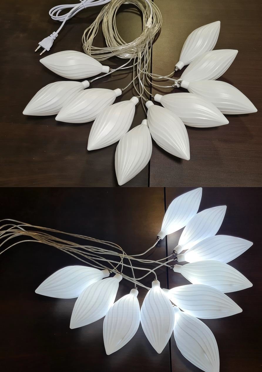 10 PC CONE DROPLETS HANGING LED