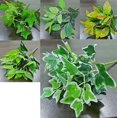 Artificial Greenery Bushes x 7 (6 Design)