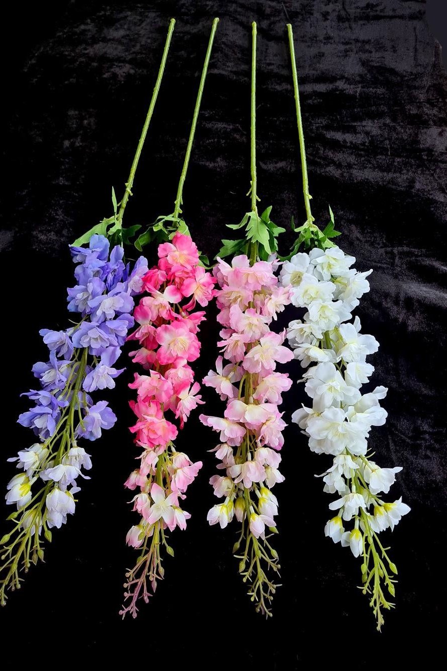 Artificial Delephinium flower stick – 41 inch