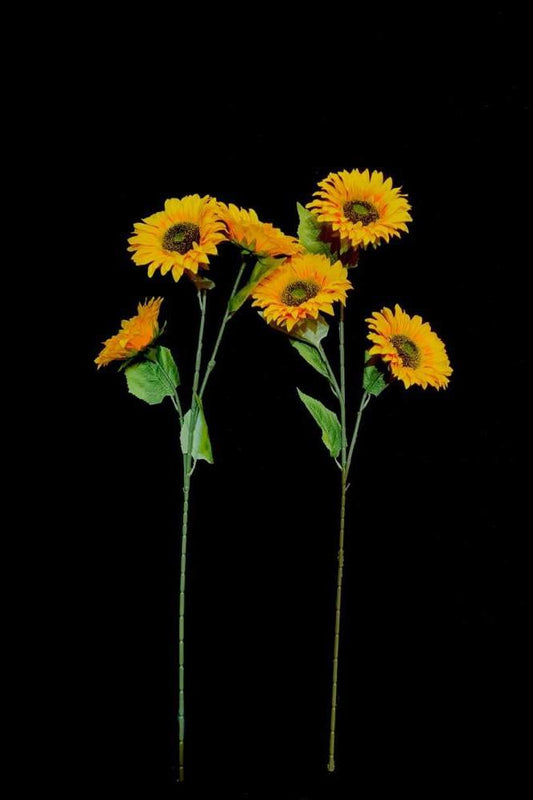 Artificial HQ Sunflower Stick x 3 flowers