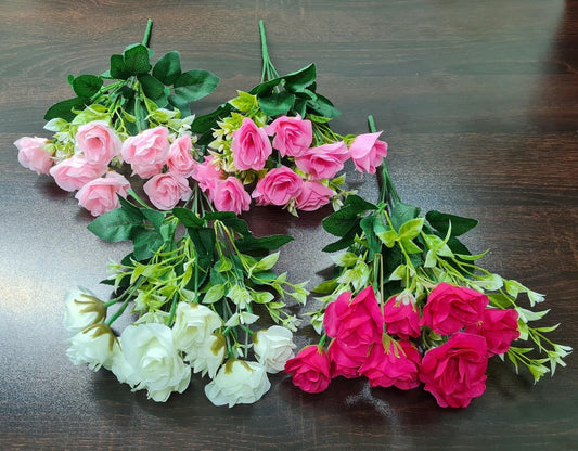 Artificial Rose + Fillers Bunch