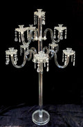 Acrylic candle stand with decorative elements Ginni Bloom Mumbai