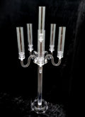 Acrylic candle stand with six candles Ginni Bloom Mumbai