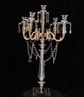 Acrylic table top candle stand 