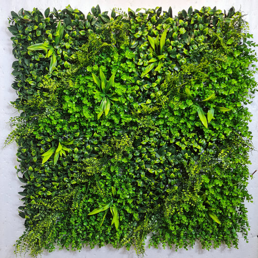 Artificial Green Wall Mat Design #01 (Outdoor use, 2-3 years colour stable)