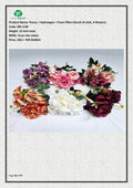 Artificial Peony + Hydrangea + Foam Fillers Bunch (6 stick, 6 flowers)