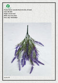 Artificial Lavender Bunch (5 stick, 25 head)