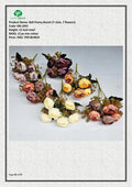 Artificial Ball Peony Bunch (7 stick, 7 flowers)