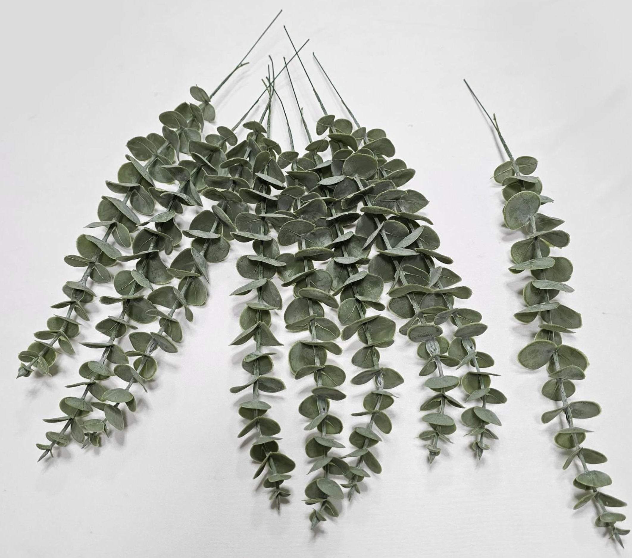 Artificial Single Frosted Eucalyptus Stick - Large