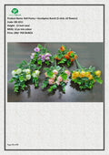 Artificial Ball Peony + Eucalyptus Bunch (5 stick, 10 flowers)