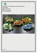 Artificial Rose White Fillers Bunch (5 stick, 10 flowers)