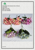 Artificial Mini Lily Bunch (5 stick, 15 flowers)