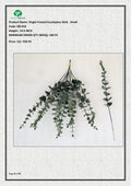 Artificial Single Frosted Eucalyptus Stick - Small
