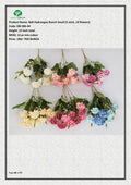 Artificial Ball Hydrangea Bunch Small (5 stick, 10 flowers)