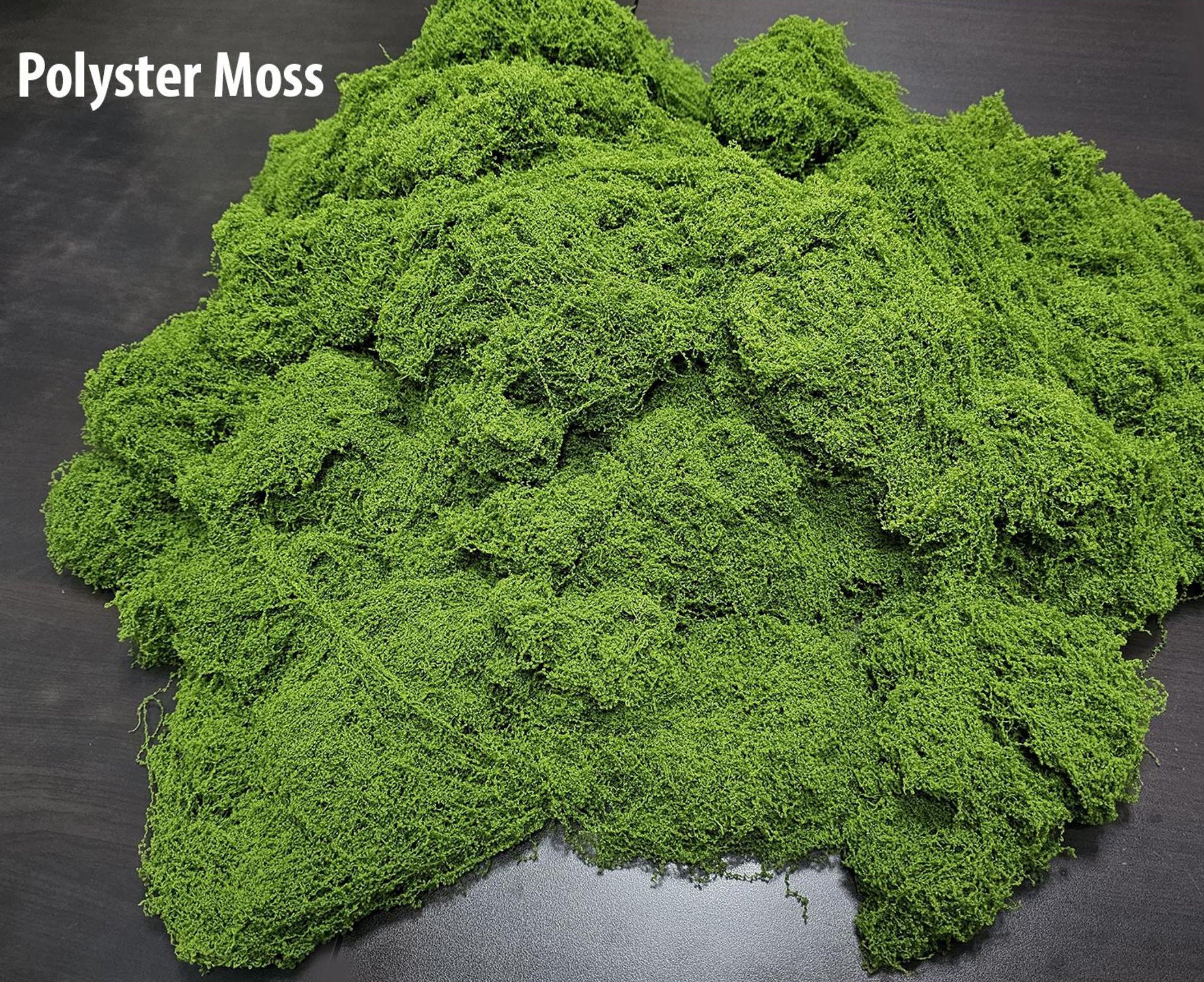Artificial Polyester Moss (400 Grams packing)