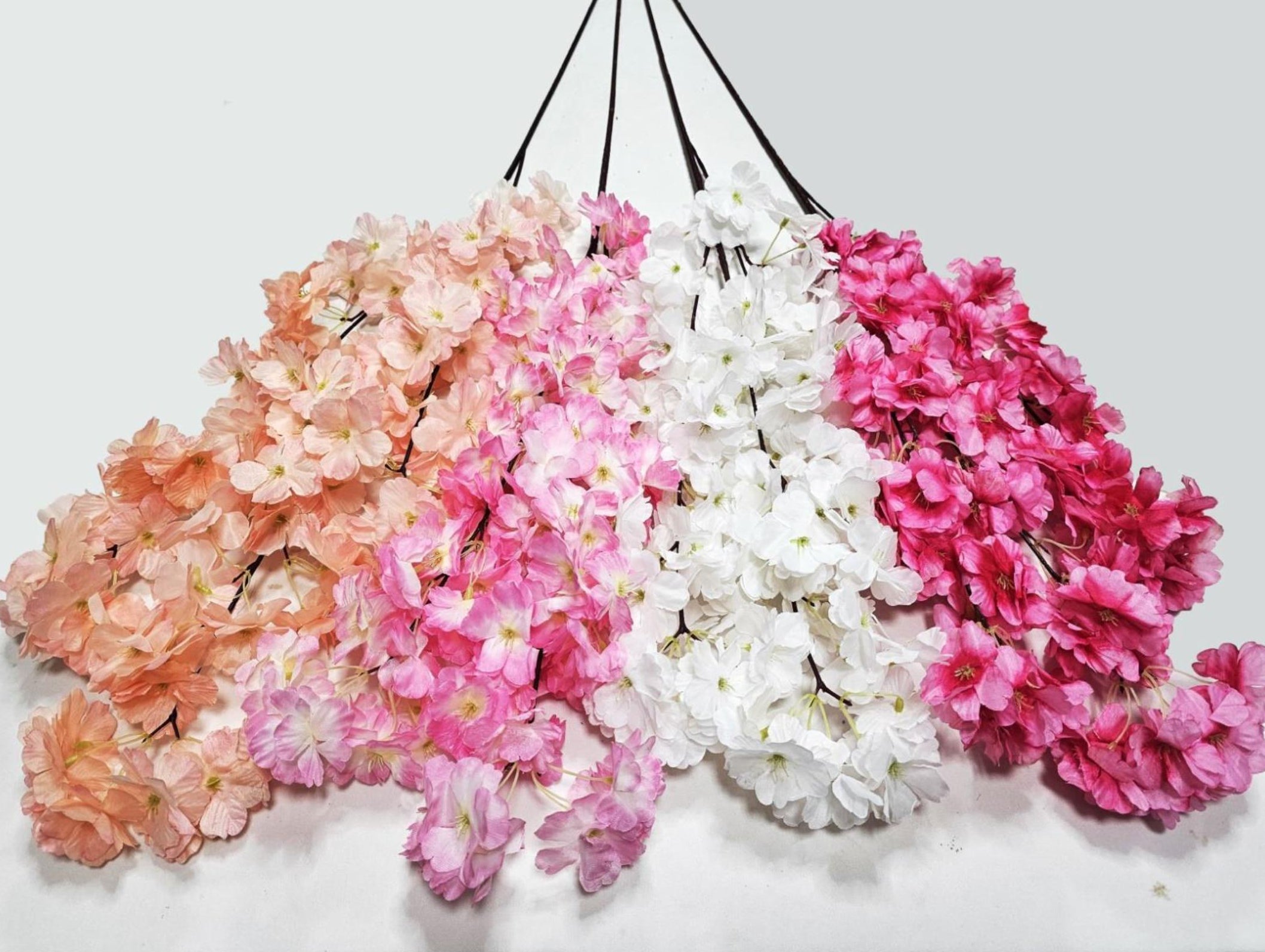 Artificial Cherry blossom Stick - Large petal