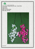 Artificial Bougainvillea Stick Large – Purple/ White