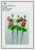 Artificial Lotus With Leaf – X Large