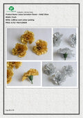 Artificial Loose Carnation Flower – Gold / Silver