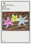 Ginni Bloom Artificial Oriental Lily Flower – Lifelike Bloom for Home & Events