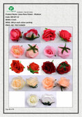 Artificial Loose Medium Rose Flower | Perfect for Home & Event Décor