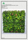 Artificial UV Verticial  Garden Mat With Greenery Leaves (100 x 100 cm)