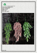 Artificial Hanging Fine Leaf Bush | Elegant Vertical Greenery