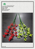 Artificial Mini Berries Bush | Compact & Maintenance-Free Décor