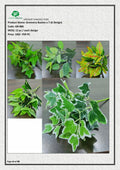 Artificial Greenery Bushes Pack of 7 – 6 Unique Design