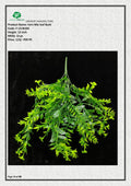 Artificial Fern Mix Leaf Bush – Indoor & Outdoor Decorative