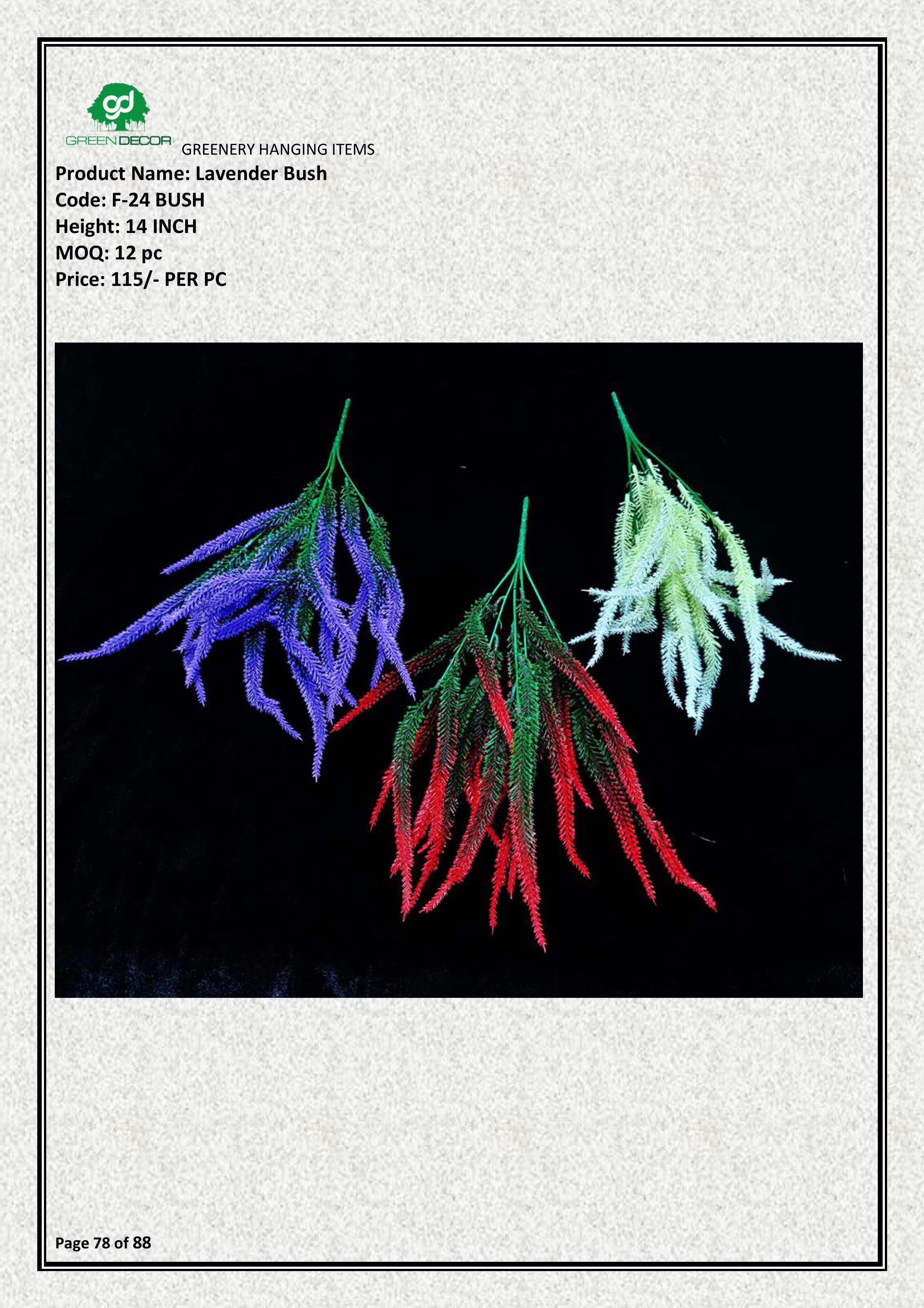 Artificial Lavender Bush | Home & Outdoor Use
