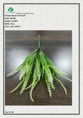 Artificial Faux White Fern Bush | Realistic Use Indoor & Outdoor Décor