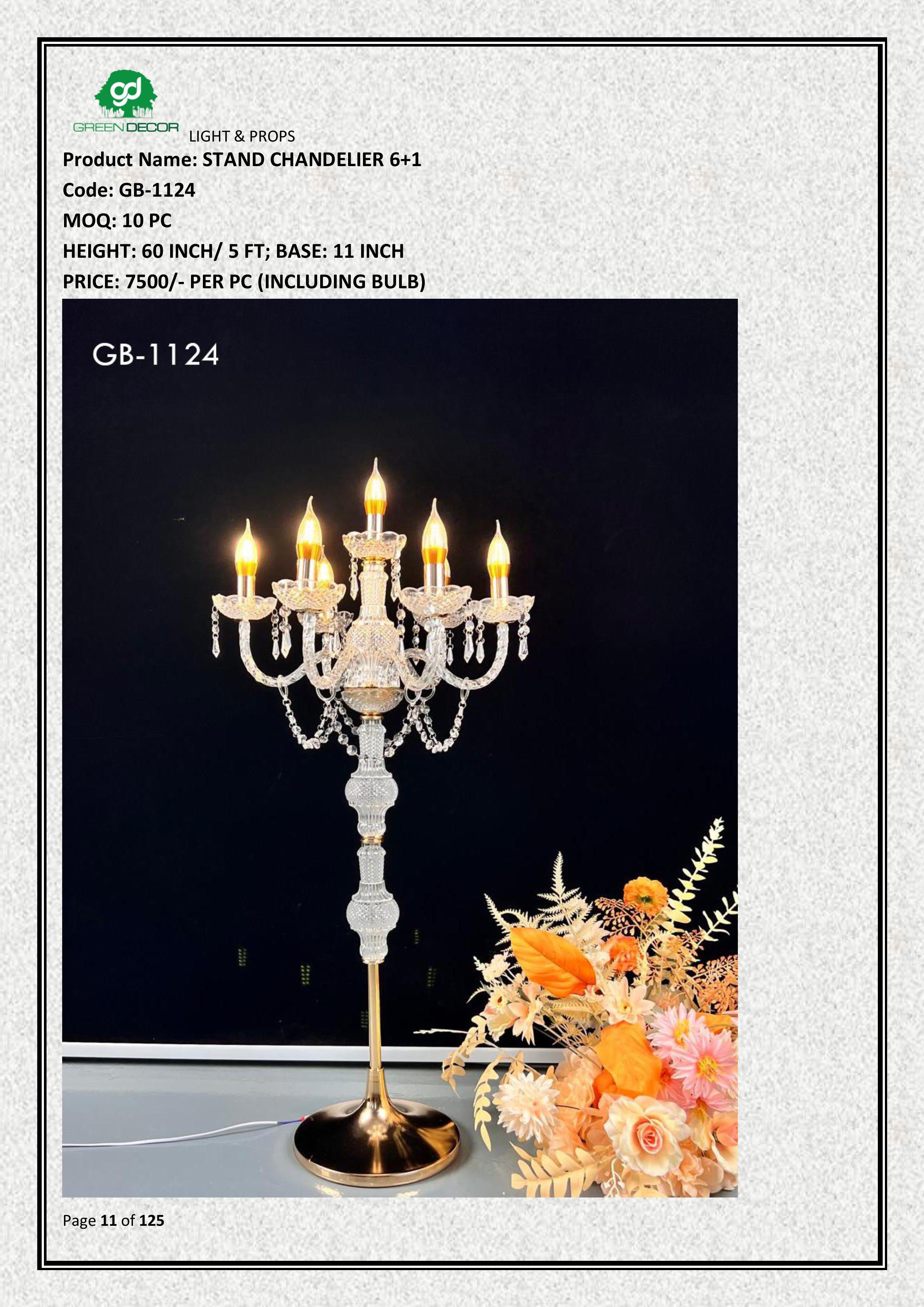 STAND CHANDELIER 6+1