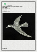 LARGE ACRYLIC BIRD HANGING – 9 inch